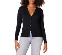 Amazon Essentials Pull Cardigan Léger Femme, Noir, 3XL Grande taille