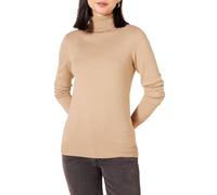 Amazon Essentials Pull Léger à Manches Longues, Coupe Classique Femme, Fauve Chiné, XS