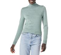 Amazon Essentials Pull Léger à Manches Longues, Coupe Classique Femme, Vert Sauge Chiné, M