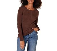 Amazon Essentials Pull Léger à Manches Longues en Maille Torsadée Femme