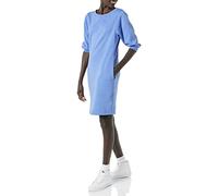 Amazon Essentials Robe chandail en polaire à manches blouson et à col rond pour femme (disponible en grande taille), bleu chiné, taille XXL