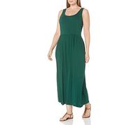Amazon Essentials Robe débardeur longue et cintrée (disponible en grande taille) Femme, Vert Jade, XL Grande taille