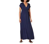 Amazon Essentials Robe Longue cintrée (Disponible en Grande Taille) Femme, Bleu Marine, XXL