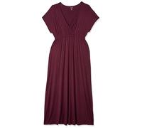 Amazon Essentials Robe Longue cintrée (Disponible en Grande Taille) Femme, Bordeaux, XS