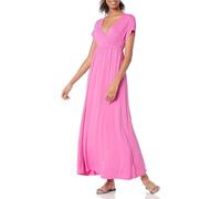 Amazon Essentials Robe Longue cintrée (Disponible en Grande Taille) Femme, Rose Vif, XL