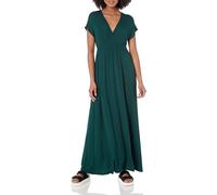 Amazon Essentials Robe Longue cintrée (Disponible en Grande Taille) Femme, Vert Jade, S