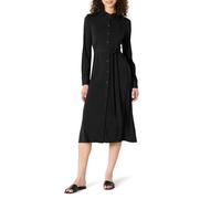 Amazon Essentials Robe Mi-Longue en Jersey Mat Coupe Classique Femme, Noir, XS