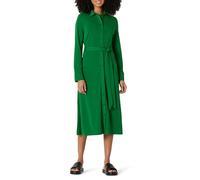 Amazon Essentials Robe Mi-Longue en Jersey Mat Coupe Classique Femme, Vert Émeraude, XS