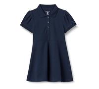 Amazon Essentials Robe polo à manches courtes Fille, Bleu Marine, 5 ans