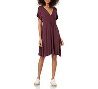 Amazon Essentials Robe Tunique (Grandes Tailles Disponibles) Femme, Bordeaux, S