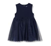 Amazon Essentials Robe Tutu sans Manches pour Petite Fille, Bleu Marine, 3T