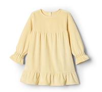 Amazon Essentials Robe Unisexe en Velours pour Tout-Petit, Jaune Beurre, 3T