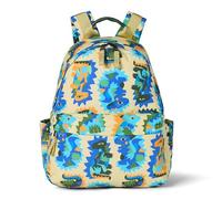 Amazon Essentials Sac à Dos Scolaire pour Enfants en Nylon Unisexe Enfant, Dinos Fous de Sable, Taille unique