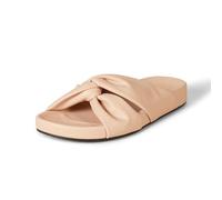 Amazon Essentials Sandales à enfiler, motif torsadé Femme, Beige Clair, 44.5 EU