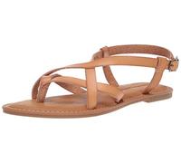 Amazon Essentials Sandales à Lanières Décontractées Femme, Nature, 37 EU