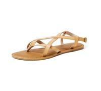 Amazon Essentials Sandales à Lanières Décontractées Femme, Nature, 43 EU