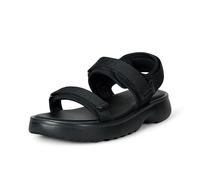 Amazon Essentials Sandales de Sport avec Semelle Intérieure en Mousse à Mémoire de Forme et Lanières Rembourrées Réglables Femme, Noir, 44.5 EU
