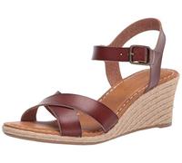 Amazon Essentials Sandales Espadrilles Compensées Femme, Brun, 38.5 EU