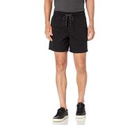 Amazon Essentials Short avec Cordon de Serrage, Entrejambe de 15cm Homme, Noir, XL