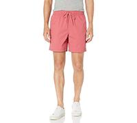 Amazon Essentials Short avec Cordon de Serrage, Entrejambe de 15cm Homme, Rouge Framboise, M