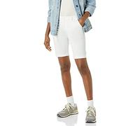 Amazon Essentials Short Bermuda Chino Coupe Ajustée Taille Mi-Haute Entrejambe 25 cm Femme, Blanc, 48