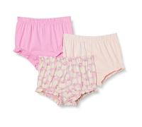 Amazon Essentials Short bloomer en coton Fille, Lot de 3, Pommes/Rose, 4 ans