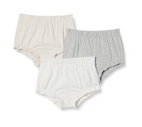 Amazon Essentials Short bloomer en coton Fille, Lot de 3, Teintes Neutres, 4 ans