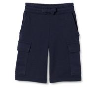 Amazon Essentials Short cargo en tissu éponge Garçon, Bleu Marine, 9 ans