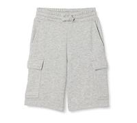 Amazon Essentials Short cargo en tissu éponge Garçon, Gris Clair Chiné, 6-7 ans