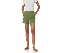 Amazon Essentials Short Chino Coupe Ajustée Taille Mi-Haute Entrejambe 12,7 cm (Disponible en Coupe Droite et pour Silhouettes Galbées) Femme