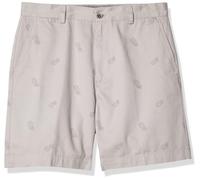 Amazon Essentials Short Chino Coupe Classique, Entrejambe 18 cm Homme, Gris Ananas, 40W