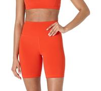 Amazon Essentials Short Cycliste Active FormFlex Ultra Doux, Taille Très Haute, 18 cm Femme, Rouge Vif, XL