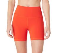 Amazon Essentials Short Cycliste Active FormFlex Ultra Doux, Taille Très Haute, 18 cm Femme, Rouge Vif, M