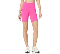 Amazon Essentials Short de cyclisme taille haute 7 avec poches pour femme, rose fluo, taille XL