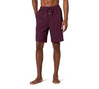 Amazon Essentials Short de Pyjama en Maille, Entrejambe 9 Pouces (Grandes Tailles Disponibles) Homme, Bordeaux, S