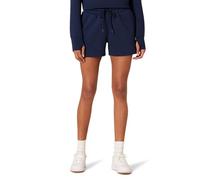 Amazon Essentials Short de Sport Taille Haute, Entrejambe 4 Pouces, Coupe Standard, absorbe la Transpiration Femme, Bleu Marine, XS