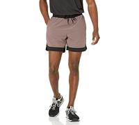Amazon Essentials Short de Sport Tissé Extensible - Couleurs abandonnées Homme, Taupe, 5XL Grande Taille