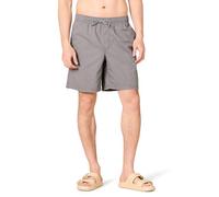 Amazon Essentials Short en Coton à Coupe Décontractée de 20cm avec Taille Élastiquée et Cordon de Serrage Homme, Gris, XXL Grande taille