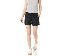Amazon Essentials Short en Mélange de Lin, Cordon de Serrage, Entrejambe 13 cm (Disponible en Grande Taille) Femme