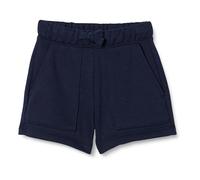 Amazon Essentials Short en tissu éponge avec poches plaquées Fille, Bleu Marine, 8 ans