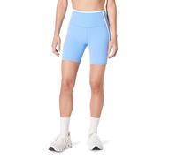 Amazon Essentials Short Moulant Active FormFlex Ultra Doux, Taille Haute Femme, Bleu Clair/Blanc, S