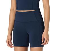 Amazon Essentials Short Moulant Active FormFlex Ultra Doux, Taille Haute Femme, Bleu Marine, XS