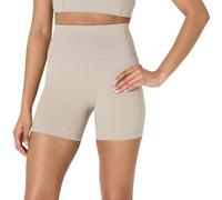 Amazon Essentials Short Moulant Active FormFlex Ultra Doux, Taille Haute Femme, Taupe, L