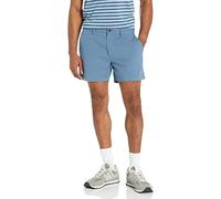 Amazon Essentials Short Oxford 13cm, Extensible, Confortable et Léger, Coupe Ajustée Homme, Bleu, 40W