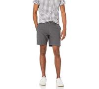 Amazon Essentials Short Oxford 18cm, Extensible, Confortable et Léger, Coupe Ajustée Homme, Gris, 29W