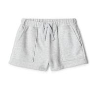 Amazon Essentials Short pour Fille en Tissu éponge avec Poche plaquée, Gris Clair chiné, 11-12 ans