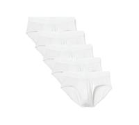 Amazon Essentials Slip en Tissu Modal Ultra Doux Homme, Lot de 5, Blanc, XS