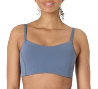 Amazon Essentials Soutien-Gorge de Sport et de Yoga Active FormFlex à Encolure Cœur, Ultra Doux, Soutien Léger Femme, Gris Ardoise, L
