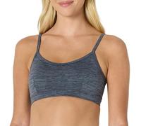 Amazon Essentials Soutien-Gorge de Sport et de Yoga Active FormFlex Ultra-Doux, Bretelles Fines Chinées, Soutien Léger Femme, Gris Ardoise Teinture Spatiale, XS