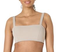 Amazon Essentials Soutien-Gorge de Sport Forme Bandeau Active FormFlex, Bretelles Réglables, Ultra Doux, Soutien Léger Femme, Taupe, XXL